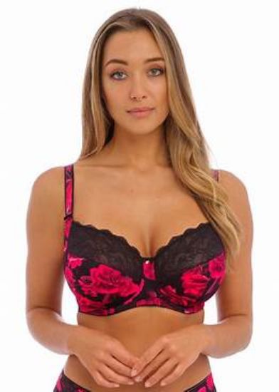 Picture of Fantasie-Lucia Full cup with side support bra - Red/Black (SALE) Last one remaining