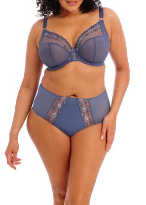 Picture of Elomi Matilda Plunge bra - Denim Daisy LAST ONE REMAINING (SALE)