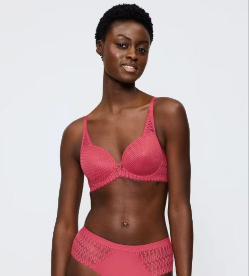 Picture of Triumph Aura WHP plunge T-Shirt Bra (SALE) Flashy Pink